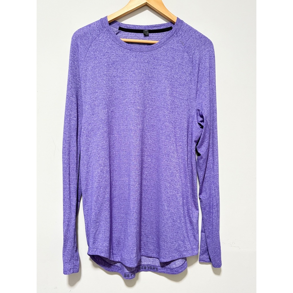 Lululemon Metal Vent Tech Long Sleeve Shirt Purple Heathered Size L Activewear
